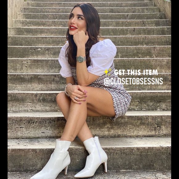 LAST ONE!!! ZARA Dress with Contrasting Balloon Sleeves - Picture 4 of 12